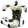 LeadingStar Mini Cartoon Deformation Car Inertial Transformation Robots Toys for Children zk25