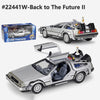 1/24 Scale Metal Alloy Car Diecast Model Part 1 2 3 Time Machine DeLorean DMC-12 Model Toy Back to the Future Fly version Part 2