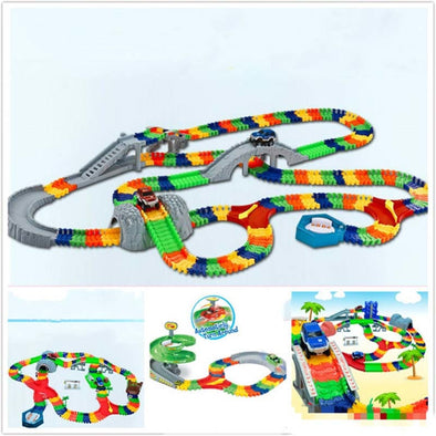 5.5cm DIY Universal Accessories for Glow in the Dark  Magical Track Educational Rail Car Toy Racil Tracks Car Kids For Toys Gift