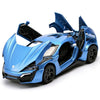 1:32 Lykan Hypersport Alloy Diecast Model Cars Sound & Ligh Pull Back Car Toys Gifts Children Birthday Gift