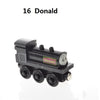 Wooden Magnetic Trains Toys Track Railway Vehicles Toys Wood Locomotive Cars for Children Kids Gift Trains Model