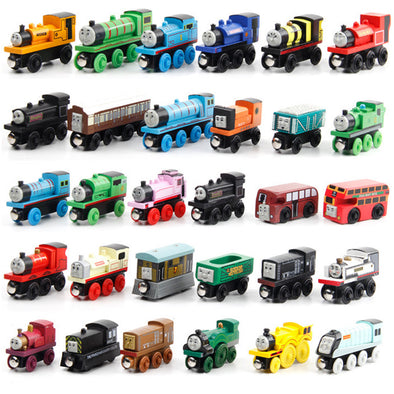 Toy Car Thomas Train Magic Track Car Wooden Train Hot Wheels Thomas and Friends For Children Kids Gift 48 Types Choose Car Toy