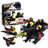 2 In1 Set Kids Cars Toys MeCard Game Burst Speed Deformation Car Dinosaur Action Figures Capture Wafer Transformation Car Toys